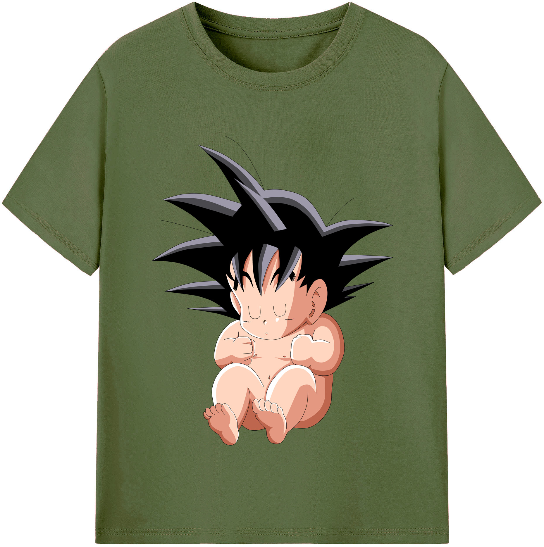（画像用） ドラゴンボール 孫悟空（そん ごくう）Son Goku カカロット DRAGON BALL Kakarotto 綿100％半袖Tシャツ（フロントプリント）